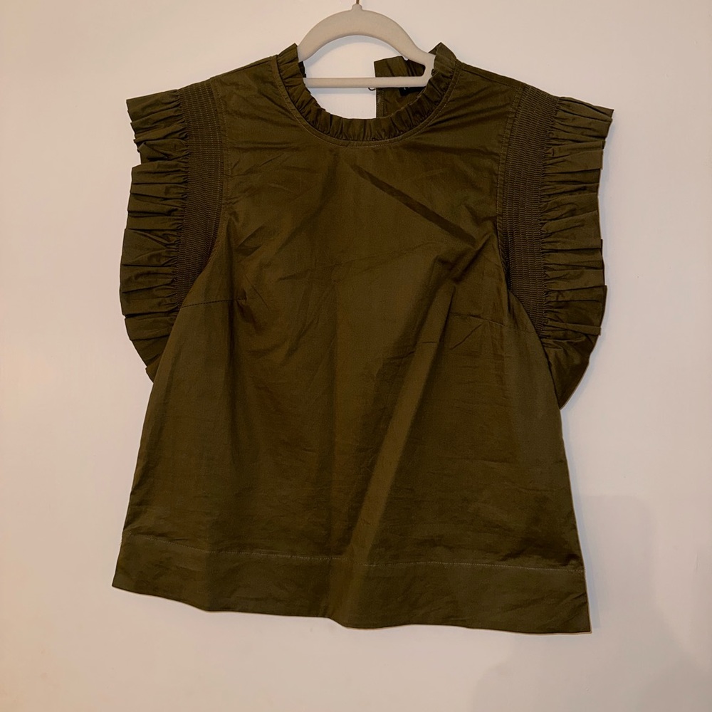 English Factory Ruffle Sleeve Top - Picture 2 of 4